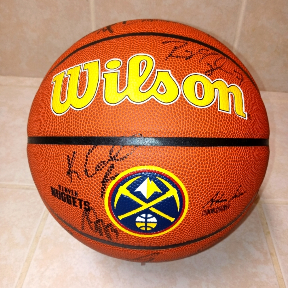 Denver Nuggets Championship Team Signed Basketball